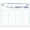 Adult Reverse Laser Band 8-5/16" x 3/4" w/ (20) 2-1/2" x 1" 